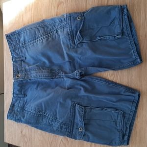 Levi's blue cargo shorts, size 29W